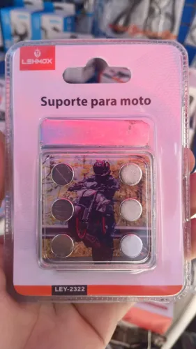 Suporte magnético para moto