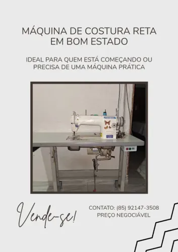 Maquina de costurar reta industrial
