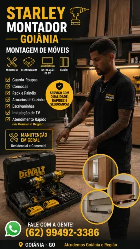 Faço Manutenções, Reparos, Monto e Desmonto móveis
