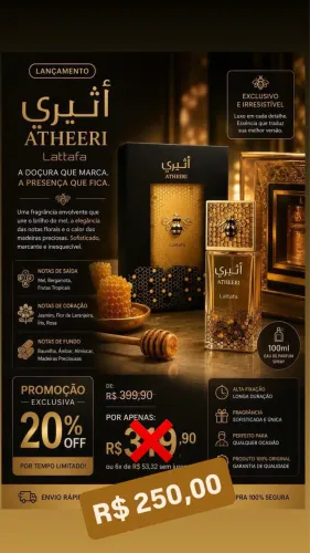 Perfumes Árabe original valor de atacado