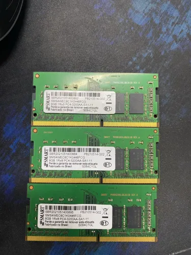 Memória 8 gb ddr4 3200 note