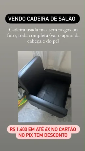 Cadeira de salão