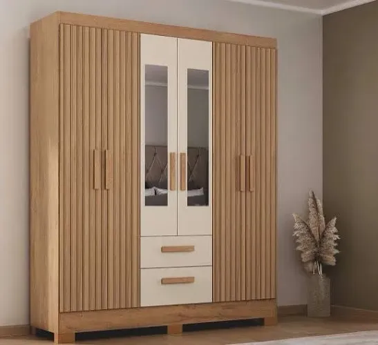 Guarda Roupa Fortaleza Com Espelho