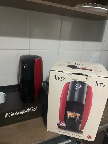 Cafeteira 3 coraçao 