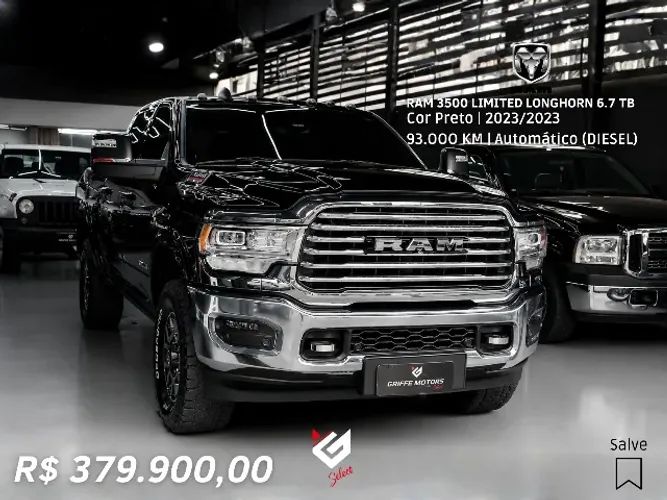 Ram 3500 Limited Longhorn 6.7 TB CD Diesel 2023