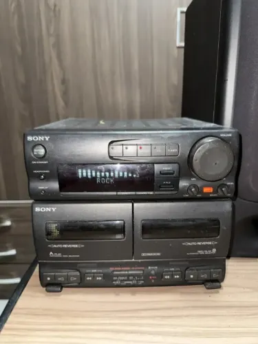 Som Sony DXA-C70 Vintage + 2 Caixas SS-H3800E No Estado