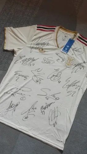 Camisa flamengo autografada