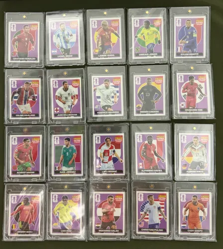 20 Figurinhas Legend Roxa Copa do Mundo 2026