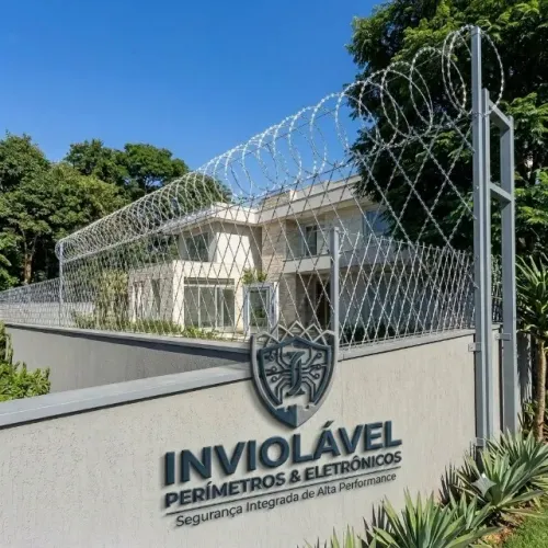 Tela Rede Laminada 10 mts x 1 mt alt Instalado / Concertina Lança para Muro