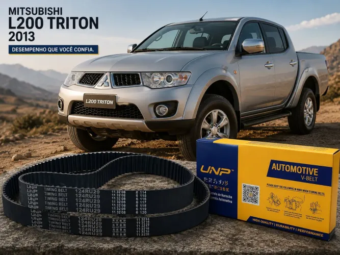 Correia comando (dentada gde) Mitsubishi l200 triton 2.4 flex 2013.../