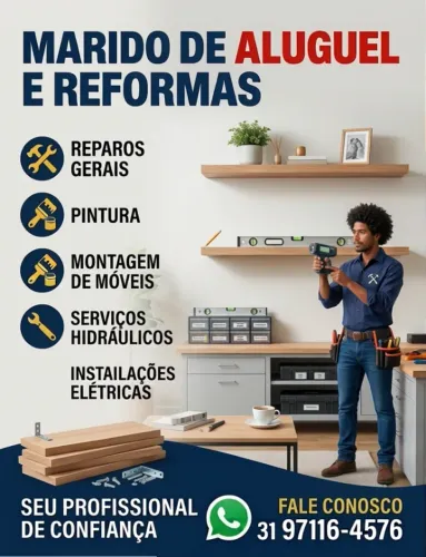 Marido de aluguel, reparos e reformas