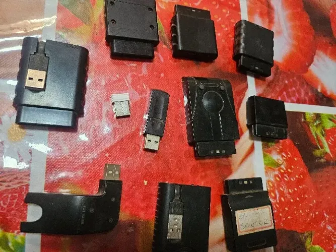 adaptador sem fio para ps2 e guitarra