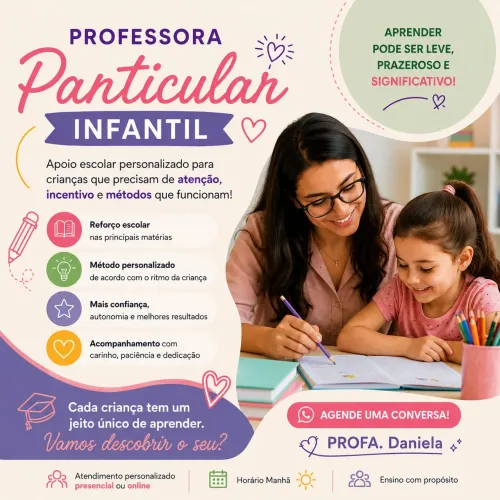 Professora Particular infantil
