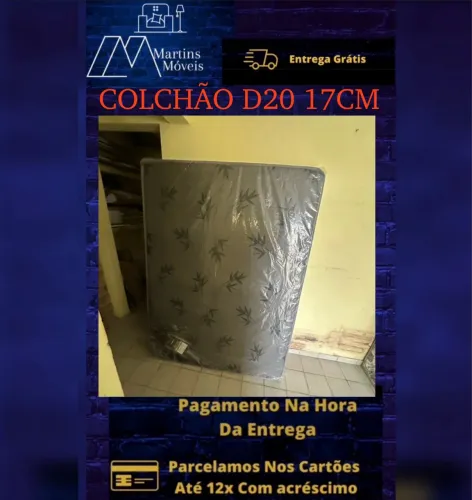 GRANDE PROMOÇÃO COLCHÃO CASAL D20, D28 E D33 17CM ENTREGA GRATIS ACEITA CARTÃO