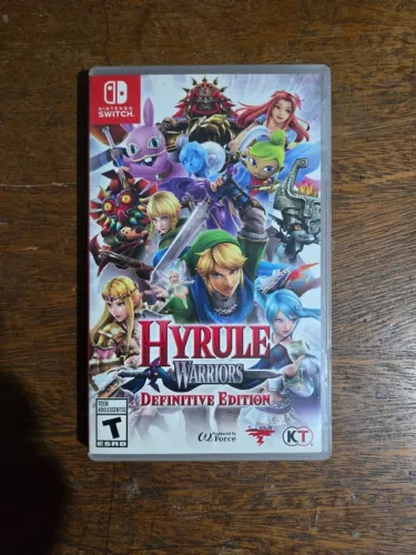 Cartucho Nintendo Switch Zelda Hyrule Warriors Definitive Edition na caixa ótimo estado