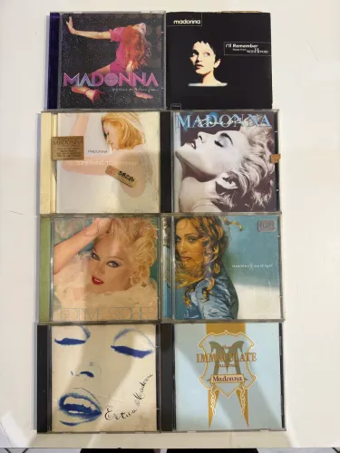 CDs da Madonna - Álbuns Clássicos e Raros (Originais) 8 unidades