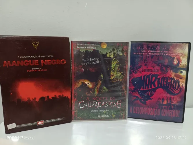 MANGUE NEGRO/A NOITE DO C. CABRAS/ MAR NEGRO - DVDS RODRIGO ARAGÃO.