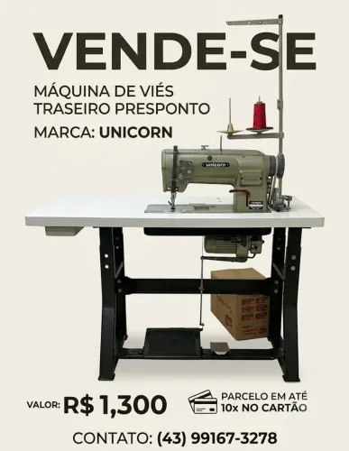 Máquina de costura industrial 