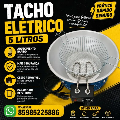 Tacho elétrico 5 litros