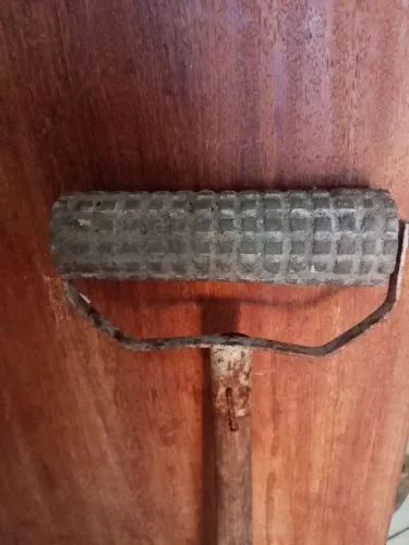 Rolo texturizador de concreto 