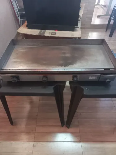 Chapa a gás, 1 metro x40 cm , 6 milimitros de espessura