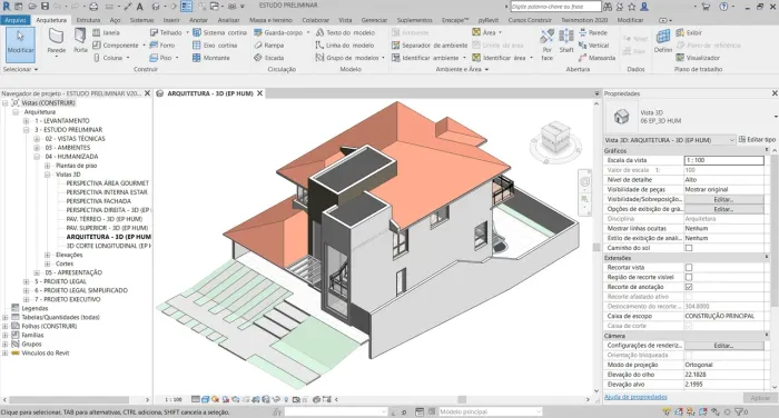 Aula particular on-line de revit