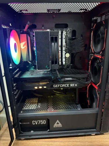 PC Gamer Ryzen 5 5600 + RTX 3070 Ti 8GB | 16GB RAM | SSD NVMe 256GB + HD 1TB