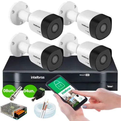 Câmeras de Segurança Kits Completos Instalação/Manutenção