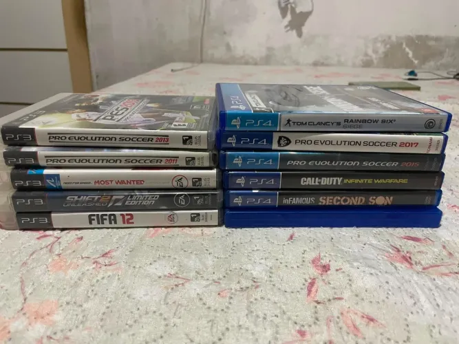 Jogos de ps3 e ps4 em ótimo estado