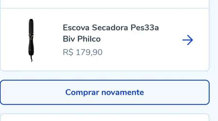 Escova secadora e modeladora