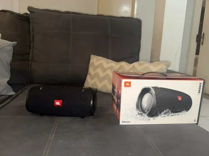 Caixa de Som JBL Xtreme 2 Original Bluetooth - Pouco Usada, com Caixa e Carregador