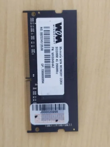 Memória 4gb ddr4