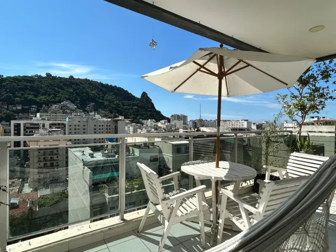 Apartamento mobiliado para locação com 2 quartos em Copacabana - Rio de Janeiro - RJ