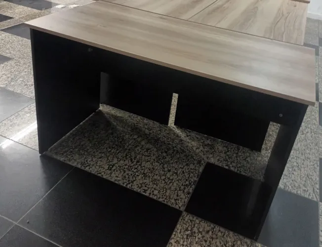 Mesa home office Natura c/ preta