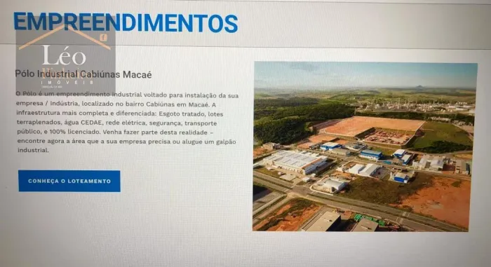 Indústria no Cajueiros - Macaé