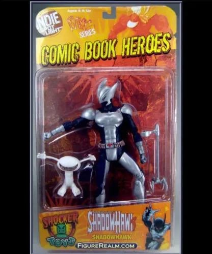 Action figure shadowhawk imagine mcfarlane super raro fabricado pela shocker