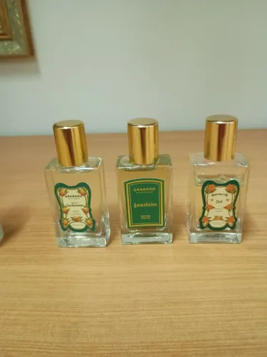 Kit miniaturas perfume: Sândalo e Cardamomo, Amazônico e Oud Granado