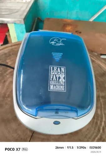 4x de R$30 ou R$90 no Pix Grill George Foreman 110v em ótimo estado aceito troca
