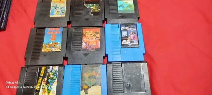 LOTE CARTUCHO NITENDO 8 BITTS
