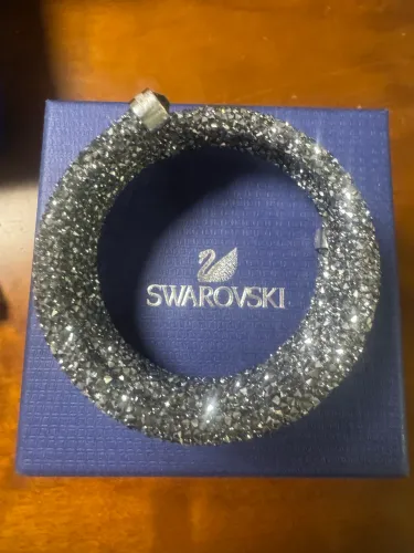 [novo] Pulseira Prateada Swarovski Original 