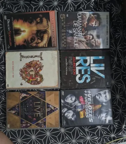 DVDs originais , Filmes e gospel