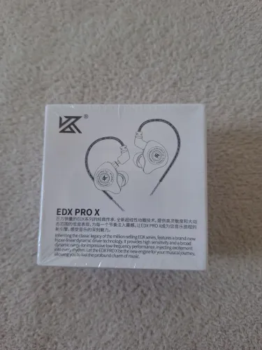 *Novo Lacrado* KZ Edx Pro X - Preto (sem Mic)- Fone de Ouvido Intra-auricular (IEM)