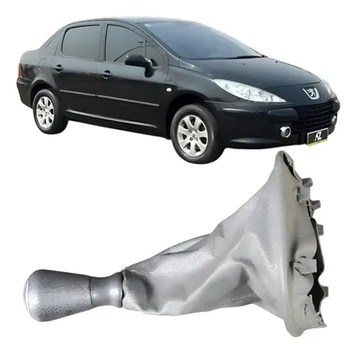 Manopla Com Coifa Peugeot 307 Sedan 2009 (usado) Preto