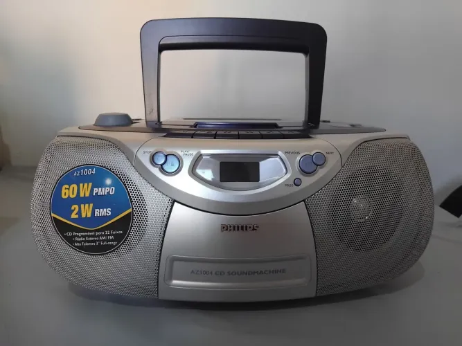 Rádio CD Toca Fitas Philips