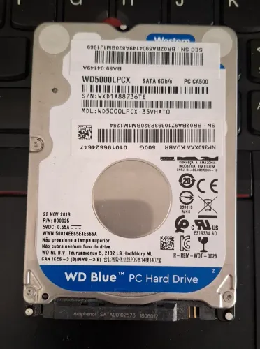 HD 500gb Notebook ou Desktop Western Digital