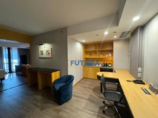 Excelente Flat com 51m² - Mobiliado - Golden Tulip