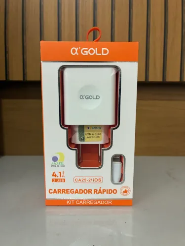 Carregador para iPhone tipo Lightning modelos 8 ao 13 Carga rápida - Produto Novo