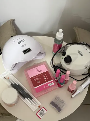 Kit Unha em Gel Completo + Cabine UV/LED | Pronto para uso