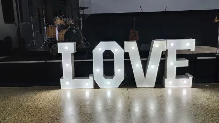 LETRAS PARA EVENTOS.