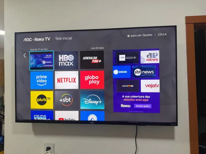 TV 50 SMART AOC ROKU ENTREGO